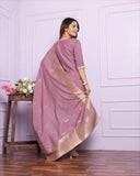 Viscose Silk Kurta Set with Dupatta