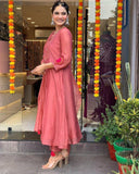 Embroidery Color Heavy Fancy Palazzo Pair With Dupatta Set