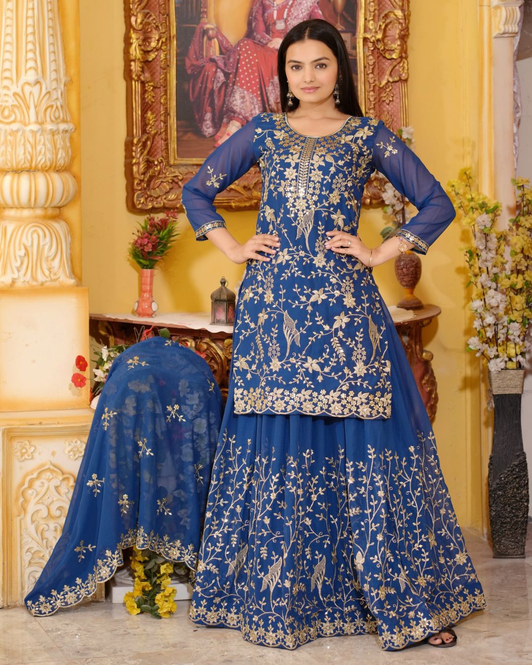 Nurani Heavy Fancy Lehengha Suit Pair With Dupatta Set