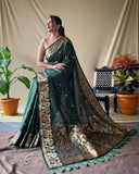 Pure Soft Silk Zari Border Saree