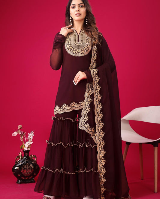 Lakshita Premium Designer Readymade Sharara Set