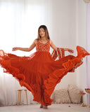 New Designer Party Wear Look Anarkali-Dupatta and Fully Stitched Bottom