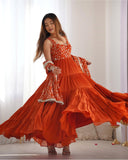 New Designer Party Wear Look Anarkali-Dupatta and Fully Stitched Bottom