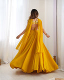 PURE SOFT FOX GEORGETTE BLOOMING FABRIC LEHENGHA CHOLI FULLY STTICHED