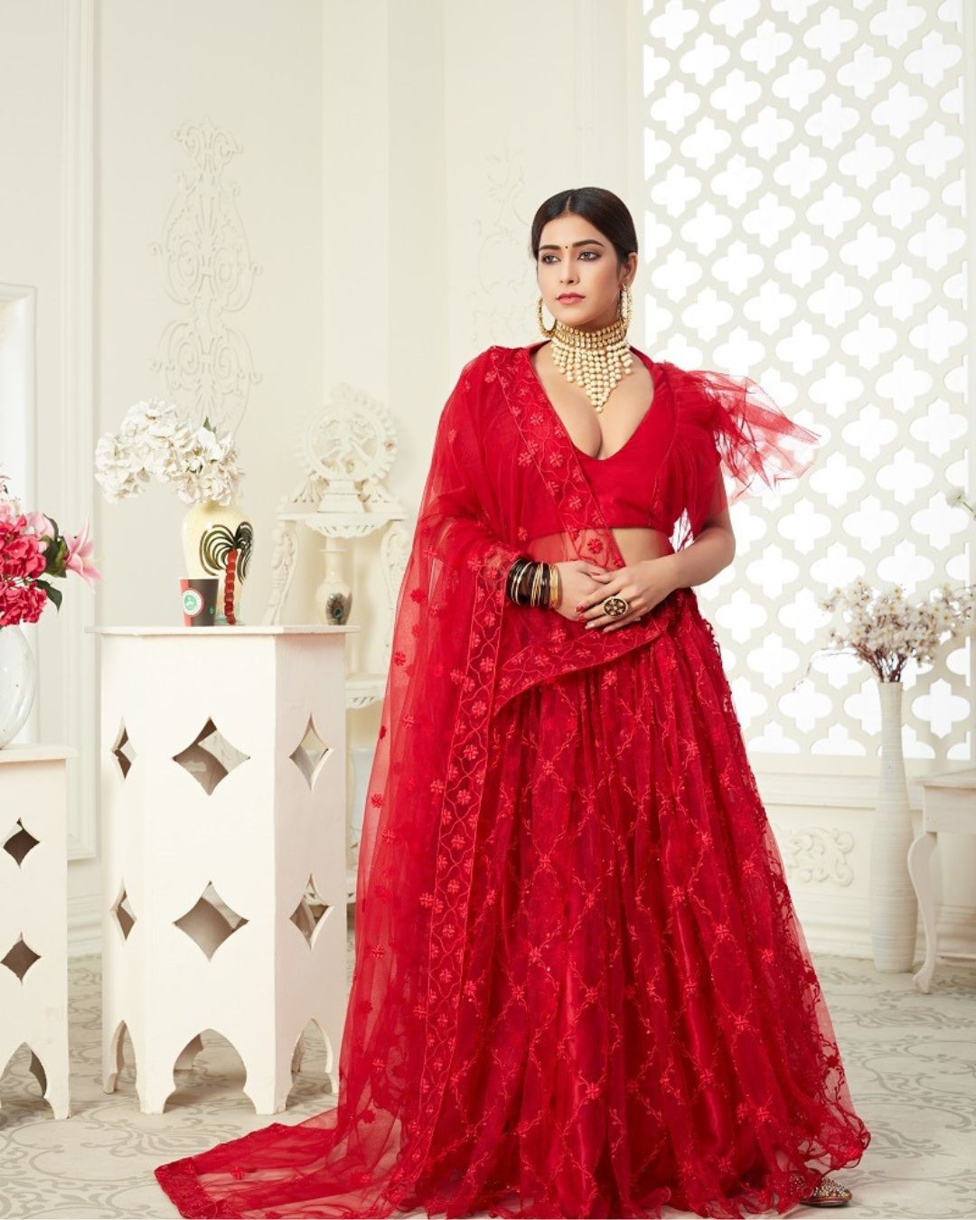 Đěsigner Lehenga -Choli With Dupatta Set