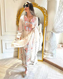 Designer Embroidery Kurti Pant Set