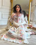 Designer Embroidery Kurti Pant Set
