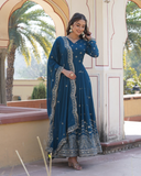 Vaidhehi Premium Designer Anarkali Gown Set