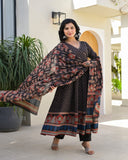 Our Beautiful Handblock Print Cotton Anarkali Dress Anarkali kurti