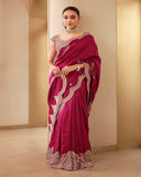 Pure Two Vichitra Silk with Heavy Embroidery Coding & Sequins