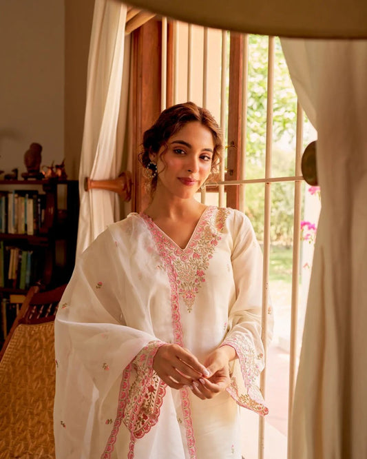 Wedding Special White Bul Bul Dress
