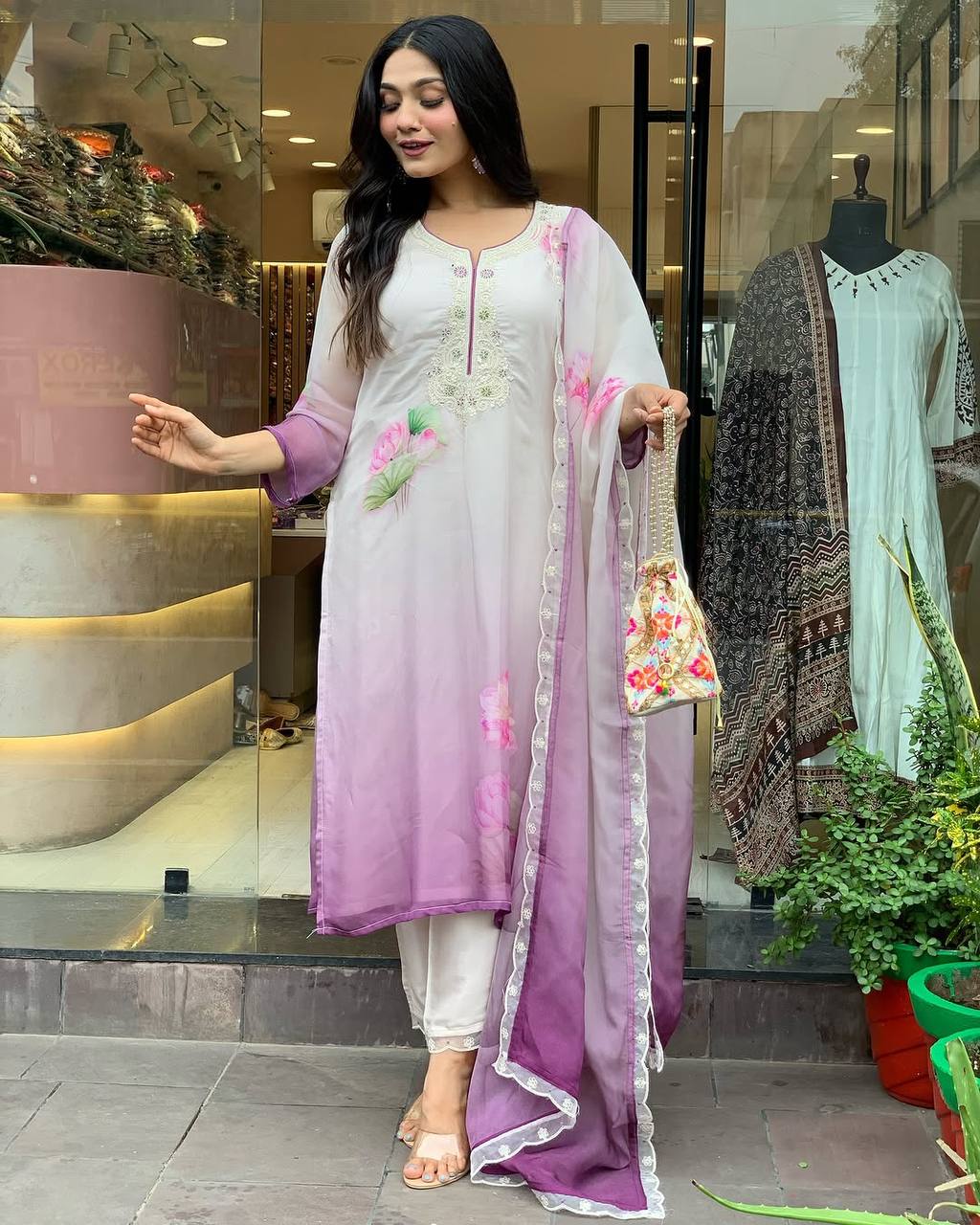 Premium beautiful Heavy Embroidery Suit Set