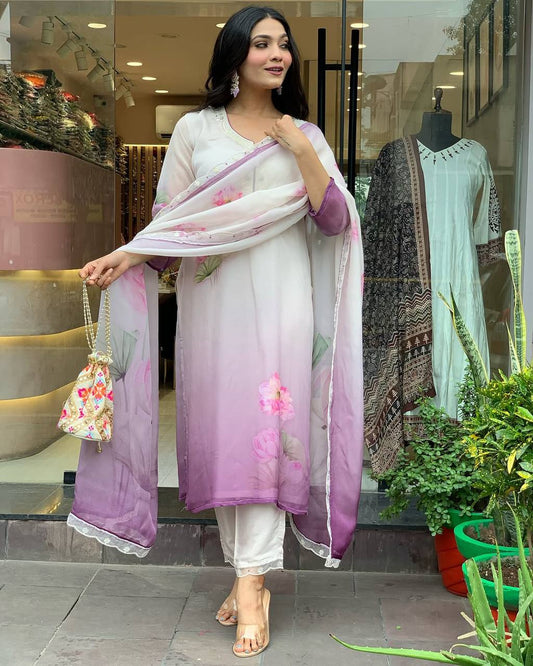 Premium beautiful Heavy Embroidery Suit Set