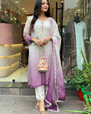 Premium beautiful Heavy Embroidery Suit Set
