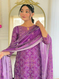 Trending Beautiful Cotton Kurti With Pant and Dupatta Set