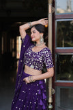 Designer Faux Blooming Lehenga Choli With Dupatta Set