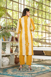 Beautiful Tye Dye Floral Print Cotton Kurti Set