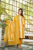 Beautiful Tye Dye Floral Print Cotton Kurti Set