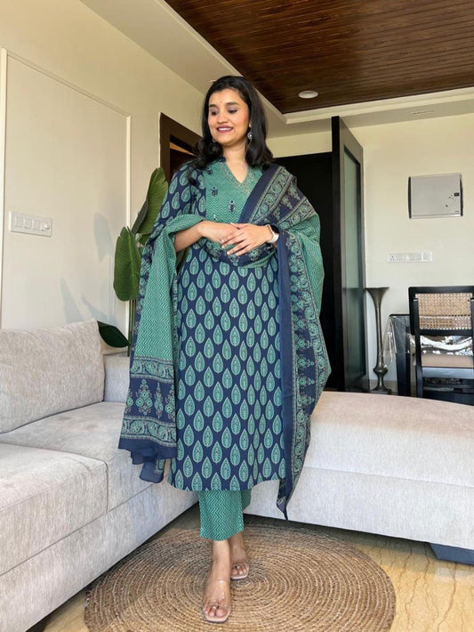 Designer Azrak cotton suit