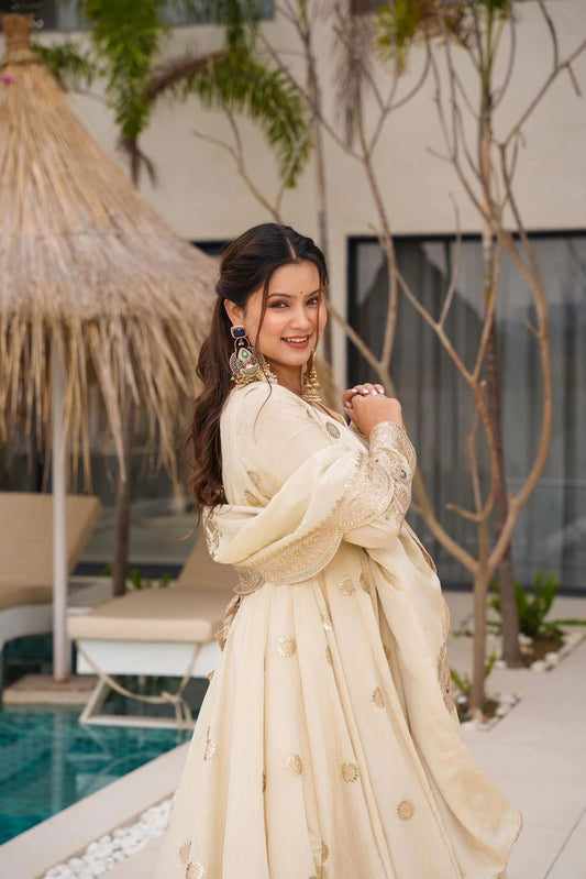 Beautiful Silk Anarkali suit