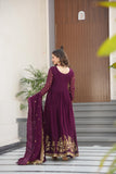 Vaishnavi Georgette Gown with Dupatta With Attractive Embroidered work
