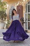 Lehenga With Readymade Slit Cut Long Kurti Set