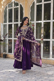 Amira Georgette Gown with Dupatta