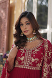 Amira Georgette Gown with Dupatta