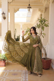 Sonakshita Georgette Gown with Dupatta