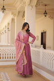 Sonakshita Georgette Gown with Dupatta