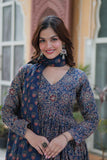 Premium Readymade Kurt With Pant & Dupatta Set