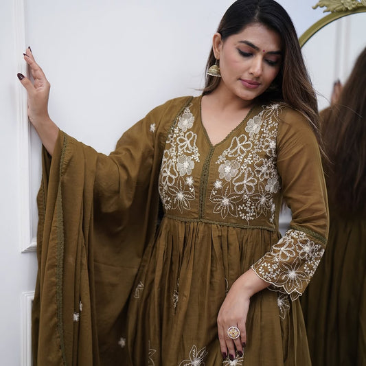 Sapna Readymade Kurti With Pant & Dupatta Set