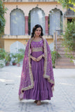Divya Georgette Gown with Dupatta
