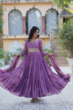 Divya Georgette Gown with Dupatta