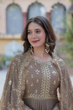 Divya Georgette Gown with Dupatta