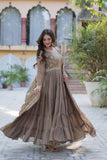 Divya Georgette Gown with Dupatta