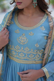 Divya Georgette Gown with Dupatta