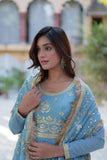 Divya Georgette Gown with Dupatta