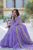 Divya Georgette Gown with Dupatta