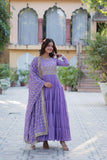 Divya Georgette Gown with Dupatta