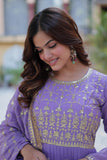 Divya Georgette Gown with Dupatta