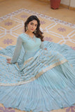 Sukriti Georgette Gown with Dupatta