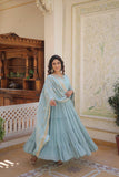 Sukriti Georgette Gown with Dupatta