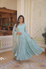 Sukriti Georgette Gown with Dupatta