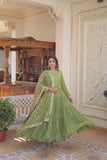 Sukriti Georgette Gown with Dupatta