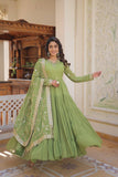 Sukriti Georgette Gown with Dupatta