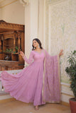 Sukriti Georgette Gown with Dupatta