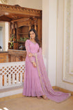 Sukriti Georgette Gown with Dupatta