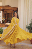 Sukriti Georgette Gown with Dupatta