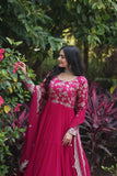 Shristi Georgette Gown with Dupatta
